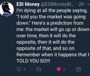 ESI Money on the Stock Market