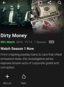 Dirty Money on Netflix